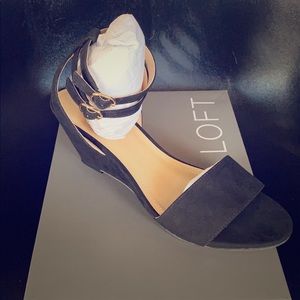 LOFT Ankle Strap Wedge